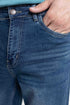 The Mid Wash Tapper Fit Jeans